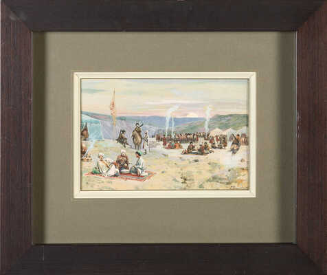 Гриневский Генрих Фёдорович. Бивуак горцев